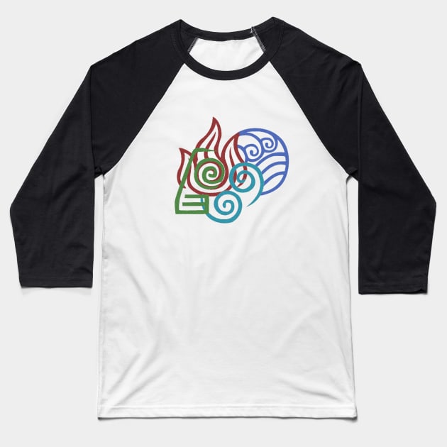 Avatar nations Baseball T-Shirt by angiedf28